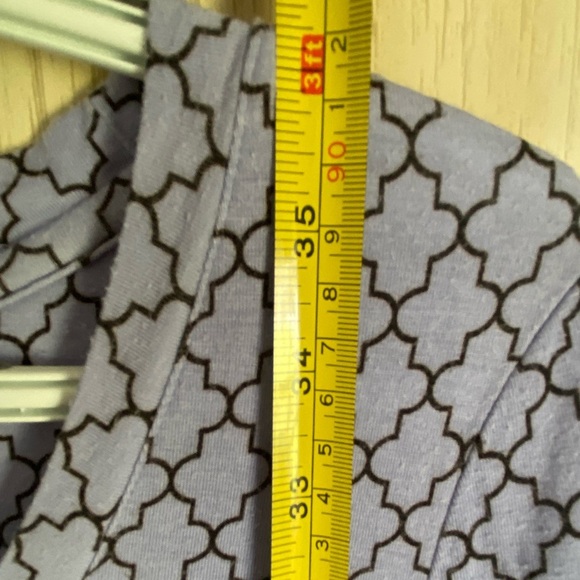 SOMA Soft Blue Geometric Night Dress Sz XS - Picture 5 of 8